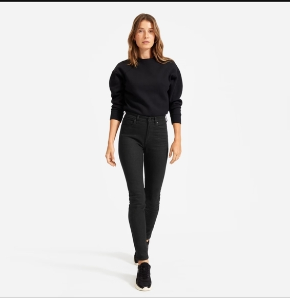 Everlane Denim - Everlane High Rise Skinny Ankle Jeans Size 25R Buttonfly